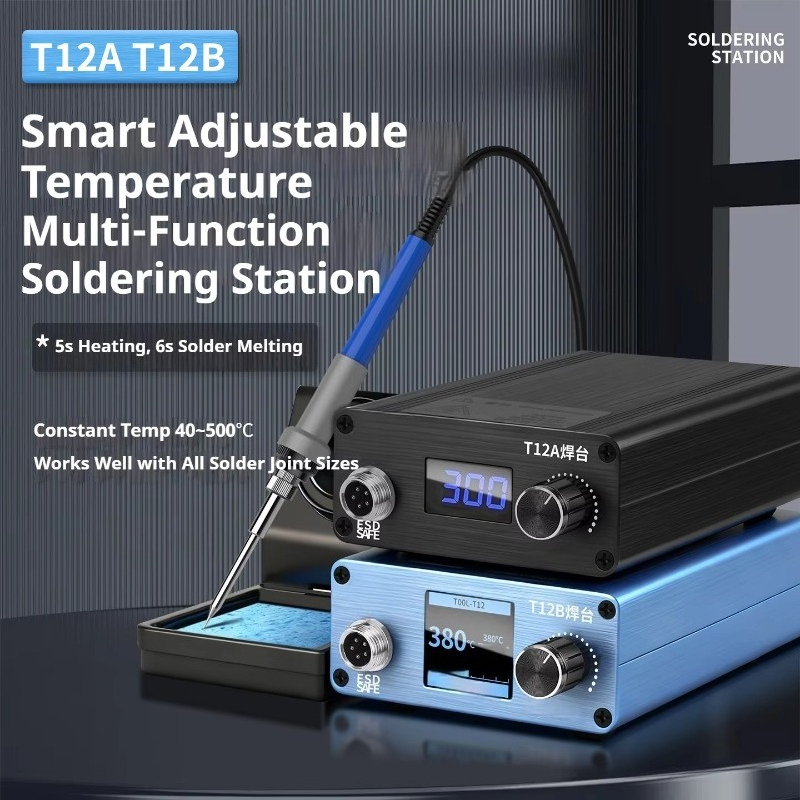 Electronics Repair In Usa - Stazione di saldatura termoelettrica T12A, raffreddata,